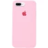 Чохол Silicone Case з закритим низом на Apple iPhone 7 plus / 8 plus – Рожевий / Light pink. Фото 1 з 1
