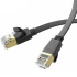 Кабель (патч-корд) Hoco US07 General Category 6 Gigabit (3m) – Black. Фото 3 из 5