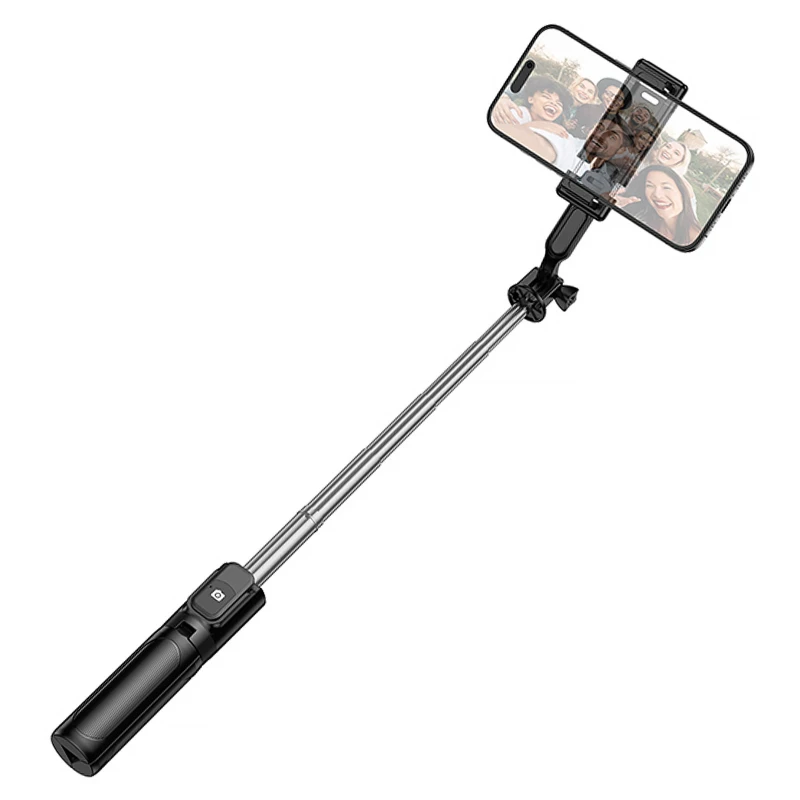 Монопод для селфі Borofone BY14 Graceful mini live broadcast stand – Black. Фото 4 з 6