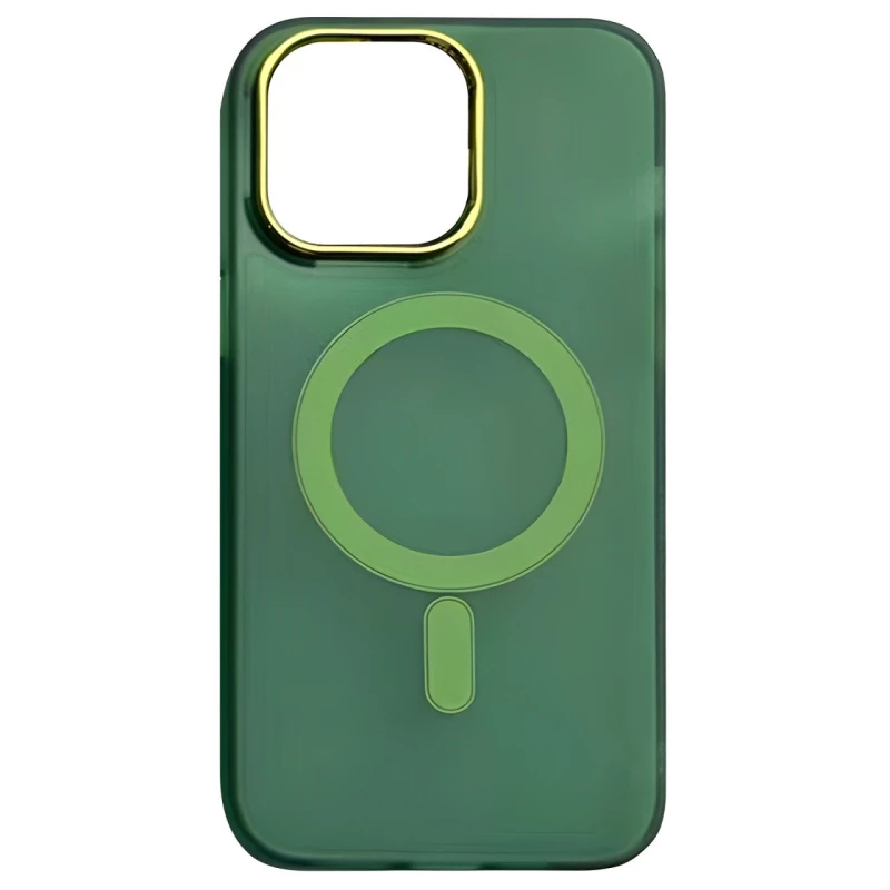 Кольоровий TPU+PC з MagSafe на Apple iPhone 12 (6.1") – Army Green. Фото 2 з 11