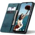 Шкіряний чохол-книжка CaseMe Velvet Nubuck для Samsung Galaxy A27 – Green. Фото 3 з 5
