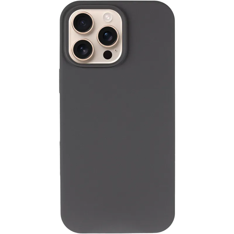 Чехол Silk Full Protective (AA) NO LOGO для Apple iPhone 16 Pro – Серый / Dark Gray. Фото 17 из 19