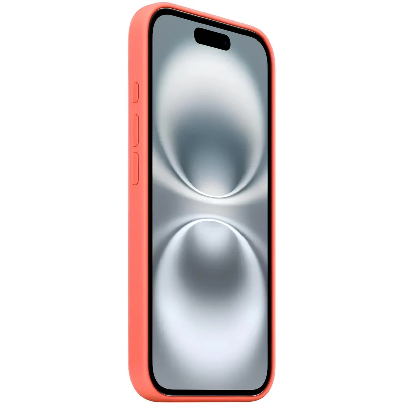 Силиконовый чехол ААА with Magsafe connection для Apple iPhone 16 Pro – Tangerine. Фото 2 из 4