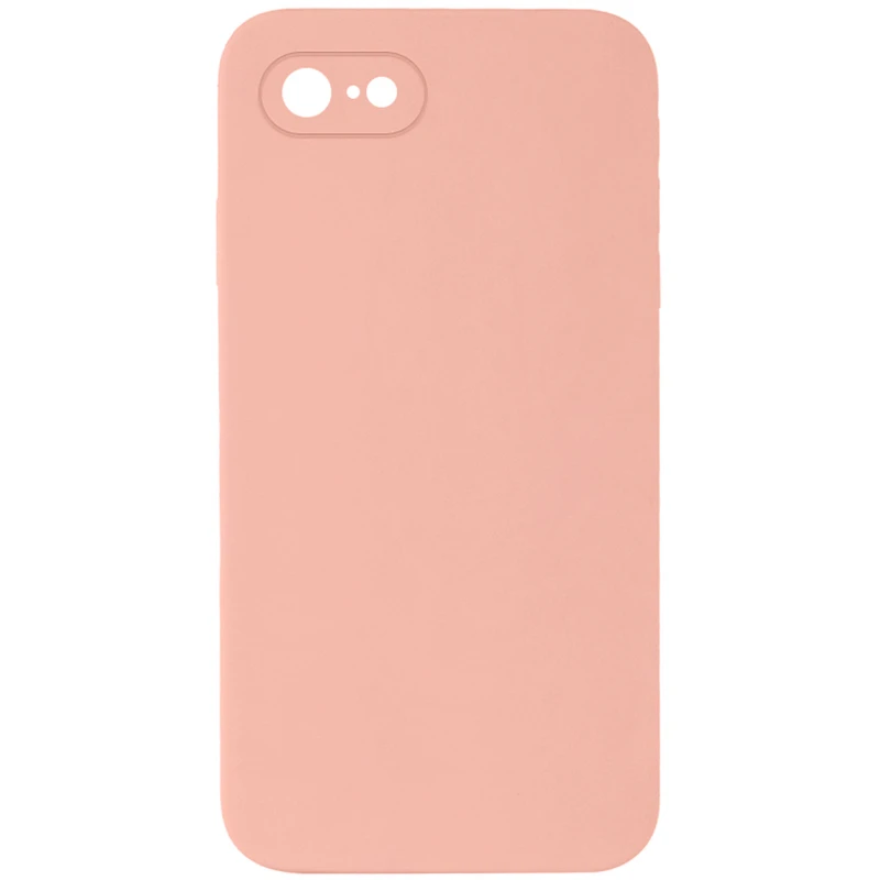 Чохол Silicone Case Square L з захистом камери на Apple iPhone 7 / 8 (4.7") – Персиковий / Peach. Фото 1 з 1