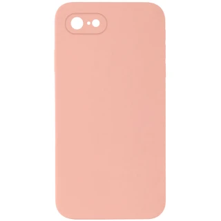 Чохол Silicone Case Square L з захистом камери на Apple iPhone 7 / 8 (4.7") — Персиковий / Peach