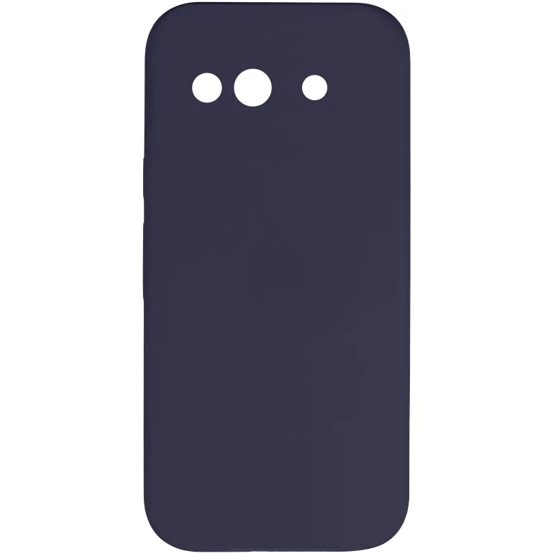Чохол Silicone Case Lakshmi Premium із закритою камерою для Google Pixel 9a – Темно-синій / Midnight blue. Фото 1 з 2