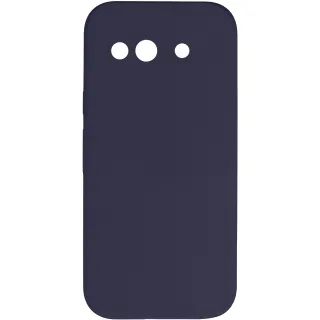 Чохол Silicone Case Lakshmi Premium із закритою камерою для Google Pixel 9a — Темно-синій / Midnight blue