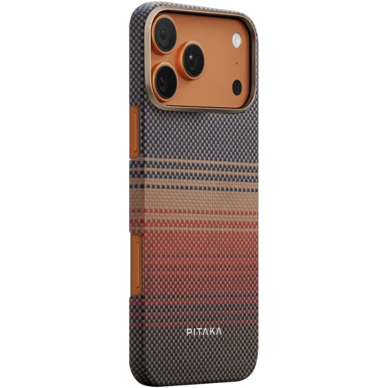 Чехол PC PITAKA with MagSafe для Apple iPhone 17 Pro Max (6.9") – Sunset. Фото 2 з 5