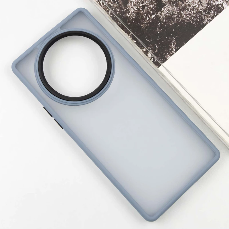 Чохол TPU+PC Lyon Frosted на Xiaomi Redmi 14C / Poco C75 – Блакитний / Sky Blue. Фото 2 з 5