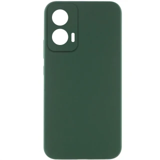 Чехол Silicone Case Lakshmi Premium з закритою камерою на Motorola Edge 50 Fusion — Зеленый / Cyprus Green