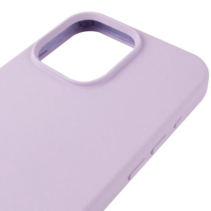 Чохол Silicone Case (AA) Logo with MagSafe для Apple iPhone 17 Air (6.5") – Бузковий / Lilac. Фото 5 з 7