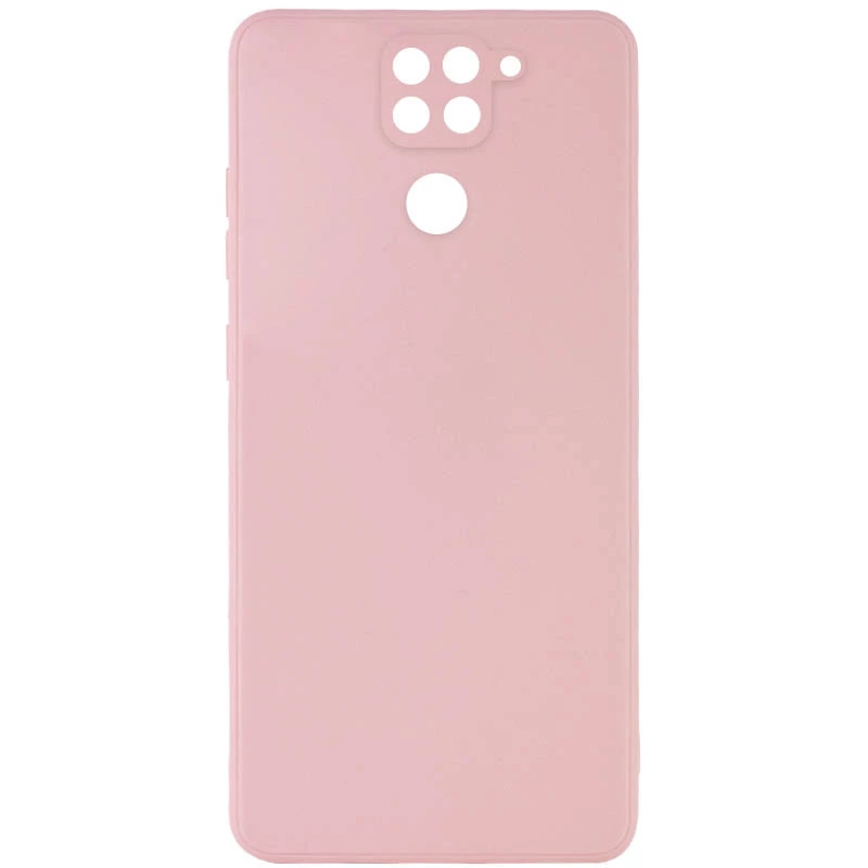 

Кольоровий силіконовий чохол із захистом камери на Xiaomi Redmi Note 9 / Redmi 10X (Рожевий / Pink Sand)