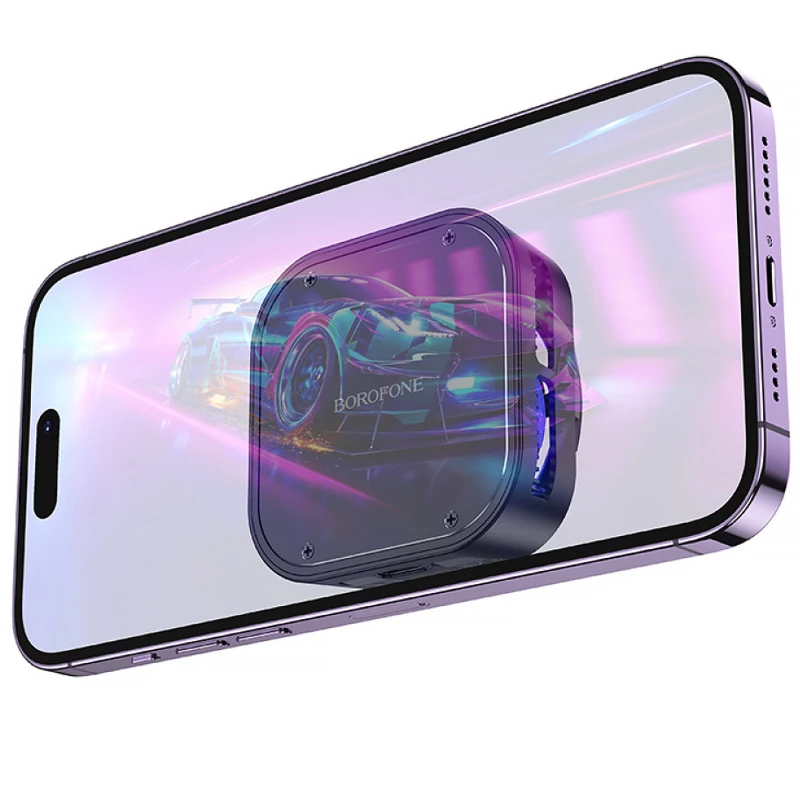 Охолоджуючий кулер для мобільного телефону Borofone BG15 Travel magnetic – Black. Фото 2 з 6