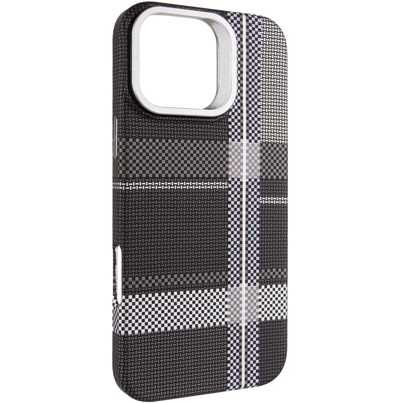 TPU чехол Pixel Craft with MagSafe для Apple iPhone 16 – Urban Plaid. Фото 2 из 9