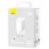 СЗУ Baseus GaN5 Pro OS + Type-C to Type-C 40W (CCGP18010) – White. Фото 7 из 8