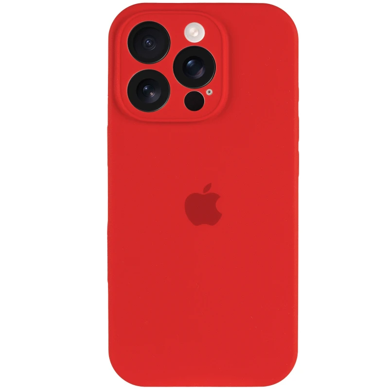 Чохол Silicone Case з захистом камери на Apple iPhone 14 Pro (6.1") – Червоний / Red. Фото 4 з 9