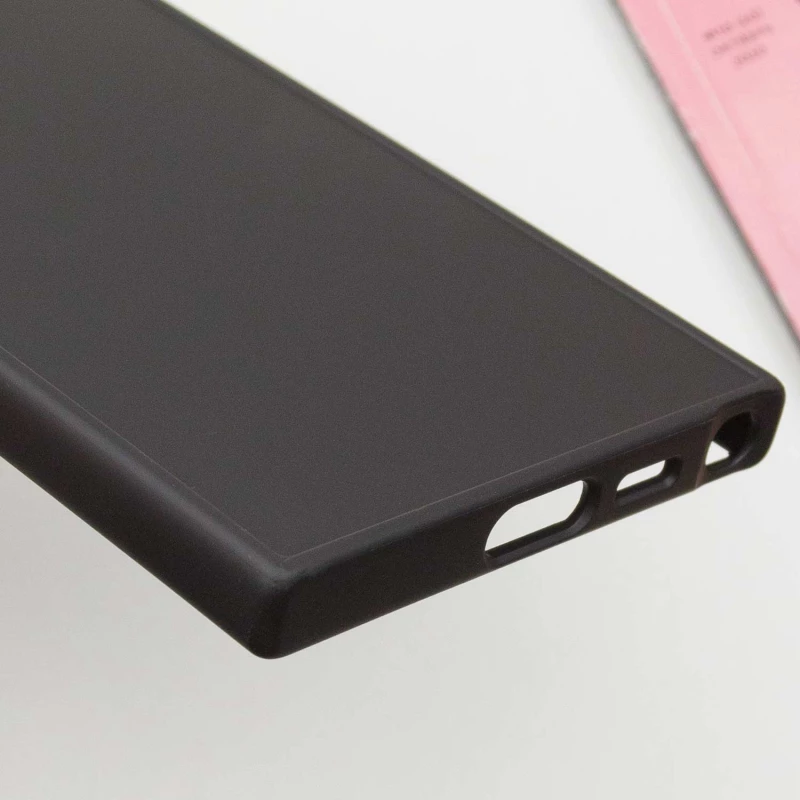 TPU чохол Bonbon з металевими кнопками на Samsung Galaxy S24 Ultra – Чорний / Black. Фото 12 з 12