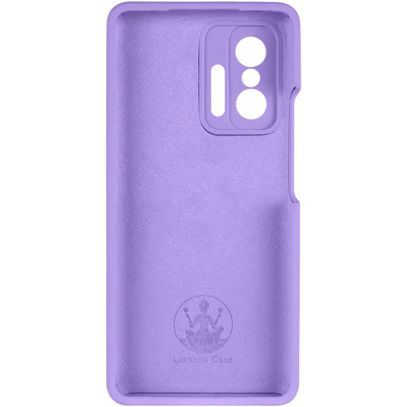 Чохол Silicone Case Lakshmi Premium із закритою камерою для Xiaomi 11T / 11T Pro – Бузковий / Dasheen. Фото 4 з 6