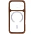 Чехол TPU+PC GETMAN Moon Clear with MagSafe для Apple iPhone 18 – Brown. Фото 3 из 5