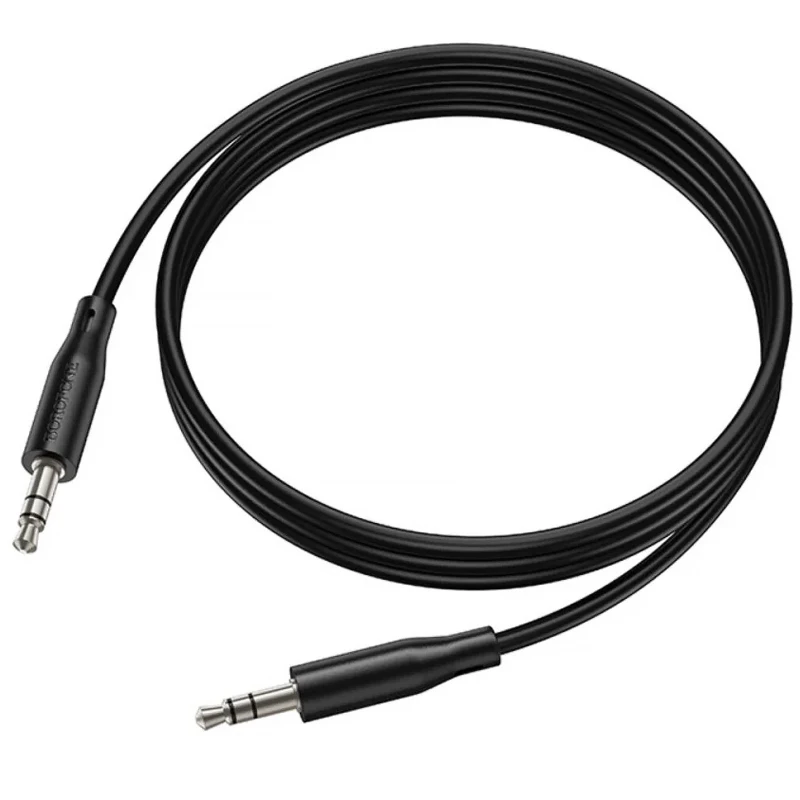 Аудио кабель Aux Borofone BL25 Nice (1m) – Black. Фото 11 из 12