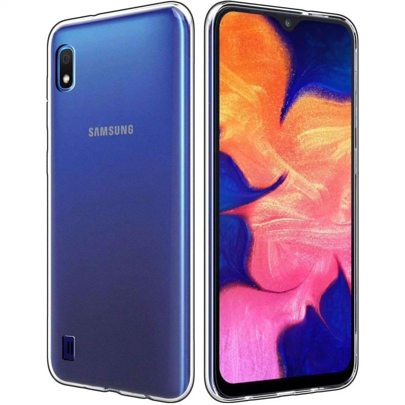 Ультратонкий силиконовый чехол 1,5 мм для Samsung Galaxy A10 (A105F) – Бесцветный (прозрачный). Фото 2 из 3