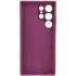 Чохол Silicone Case Lakshmi Premium із закритою камерою для Samsung Galaxy S25 Ultra – Бордовий / Plum. Фото 3 з 7