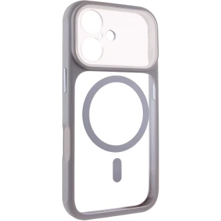 Чохол TPU+PC GETMAN Moon Clear with MagSafe для Apple iPhone 16 фото 1 з 7