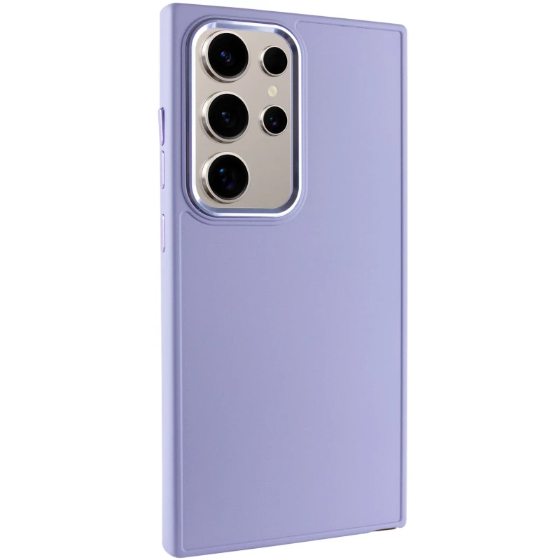 TPU чохол Bonbon з металевими кнопками на Samsung Galaxy S24 Ultra – Бузковий / Dasheen. Фото 1 з 14