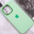 Чехол Silicone Case с металлическими кнопками для Apple iPhone 13 Pro Max (6.7") – Зеленый / Pistachio. Фото 8 из 9