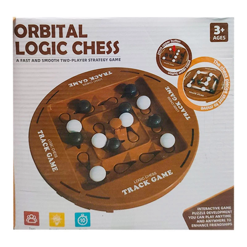Настільна інтерактивна гра Ummi ME-155 Orbital Logic Chess – Brown. Фото 5 з 6