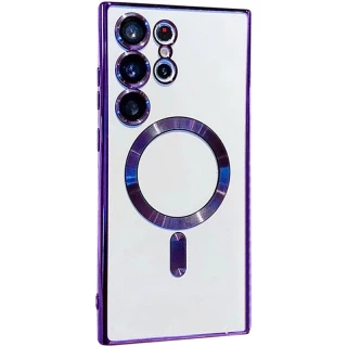 Хромовый TPU чехол с MagSafe для Samsung Galaxy S23 Ultra фото 1 из 6