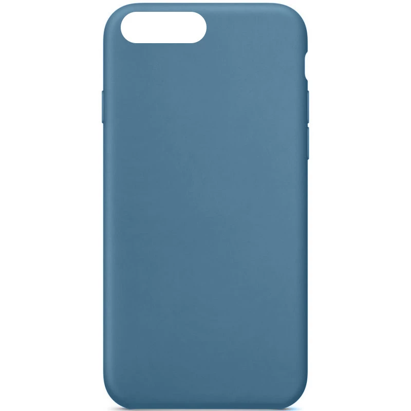 Чохол з закритим низом Silicone Case на Apple iPhone 7 plus / 8 plus – Синій / Blue Jay. Фото 1 з 1