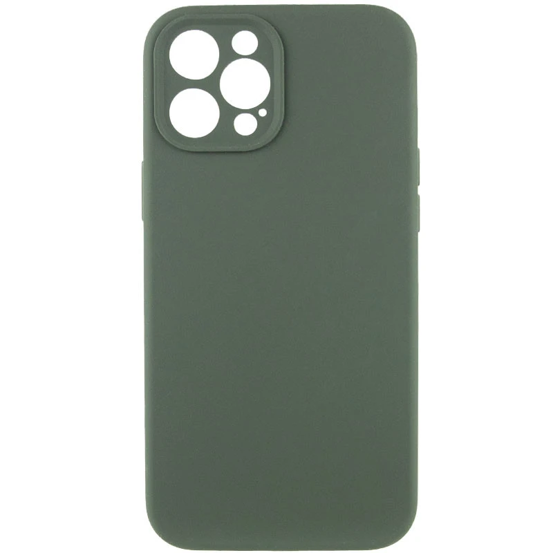 Чохол Silk Full Camera Protective (AA) NO LOGO для Apple iPhone 12 Pro (6.1") – Зелений / Cyprus Green. Фото 1 з 5
