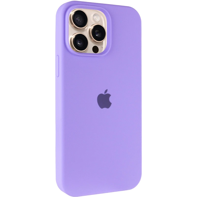 Чохол Silicone Case з закритим низом на Apple iPhone 14 Pro (6.1") – Бузковий / Dasheen. Фото 2 з 9