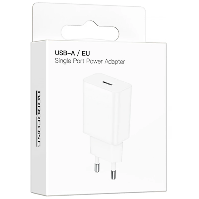 МЗП Borofone BA110A Lemi 7.5W (1USB-A) – White. Фото 2 з 6