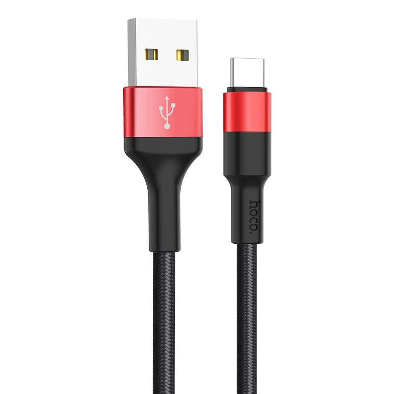 

Дата кабель Hoco X26 Xpress Type-C Cable (1m) (Чорний / Червоний)