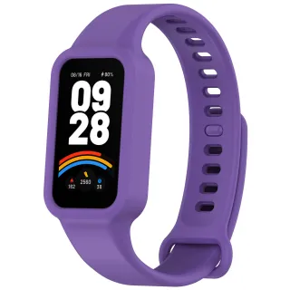 Силіконовий ремінець для Xiaomi Mi Smart Band 9 Active — Purple