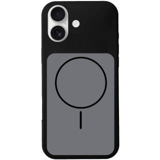 Чехол Silk Duo Color (AA) NO LOGO with Magnetic Fit для Apple iPhone 17 (6.3") фото 1 из 4