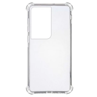 Ультратонкий силіконовий чохол GETMAN з критими бортами на Samsung Galaxy S21 Ultra фото 1 з 3