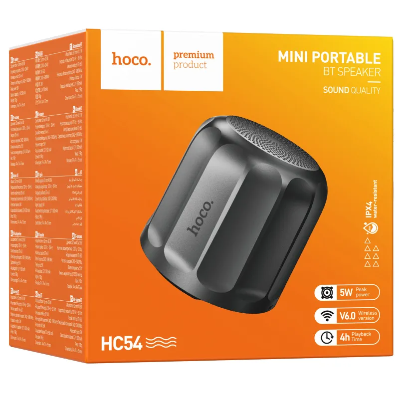 Bluetooth Колонка Hoco HC54 Bright 5W – Metal gray. Фото 4 з 4