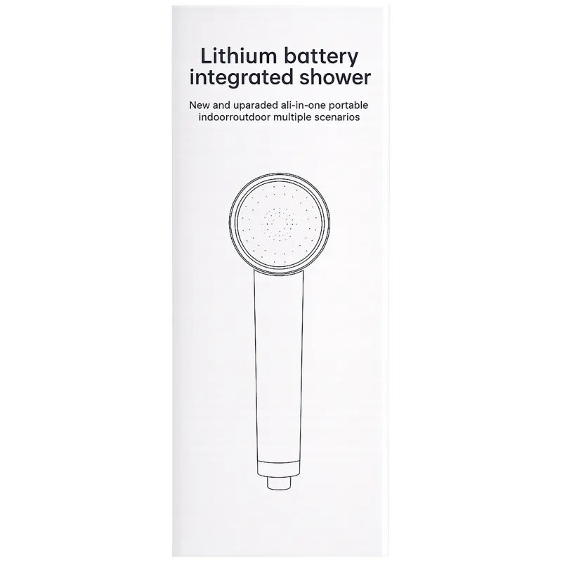 Портативний душ BL01-901 Water Temp and Battery Level Indicator 2000mAh (USB-C) – White. Фото 11 з 12