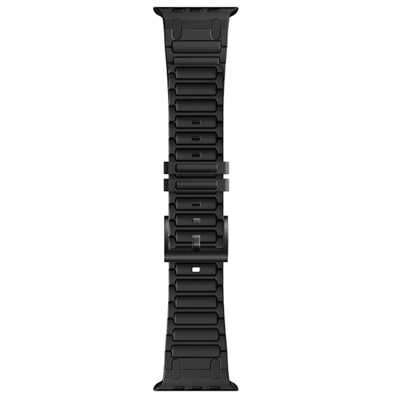 Ремінець Hoco WA35 Emir series thickened silicone strap для Apple watch 38/40/41mm – Black. Фото 1 з 3