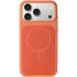 Чехол Silk Duo Color (AA) NO LOGO with Magnetic Fit для Apple iPhone 17 Pro (6.3") – Orange. Фото 2 из 5
