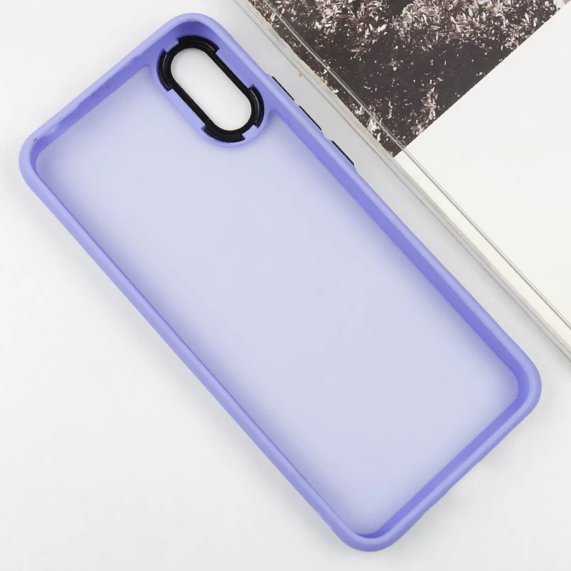 Чехол TPU+PC Lyon Frosted на Oppo A60 – Purple. Фото 3 из 6