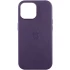 Кожаный чехол Silicone Case Premium с MagSafe and Animation для Apple iPhone 14 (6.1") – Deep Violet. Фото 1 из 6