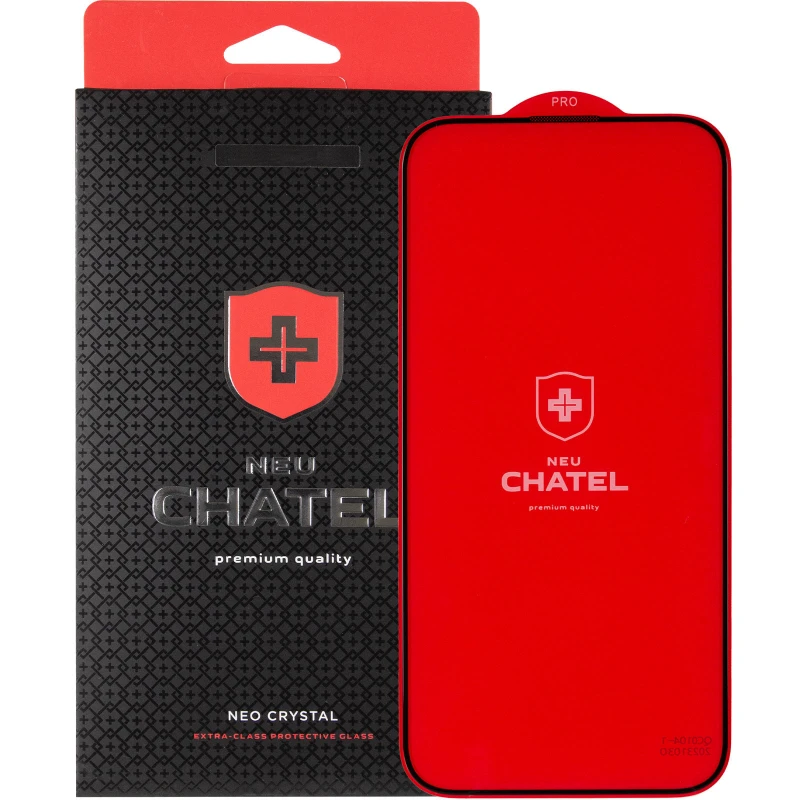 Захисне 3D скло NEU Chatel Crystal на Apple iPhone 15 Pro Max (6.7") фото 2 з 2