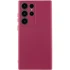 Цветной силиконовый чехол GETMAN с закрытой камерой на Samsung Galaxy S26 Ultra – Бордовый / Marsala. Фото 1 из 2