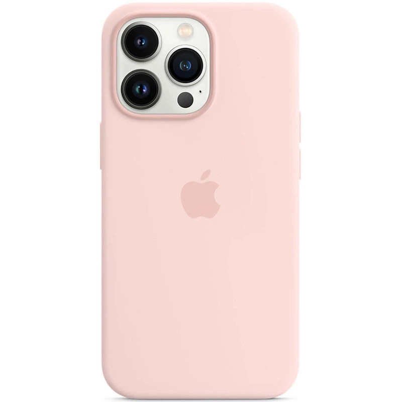 

Чехол Silicone Case с закрытым низом для Apple iPhone 13 Pro Max (6.7") (Розовый / Chalk Pink), Рожевий / chalk pink