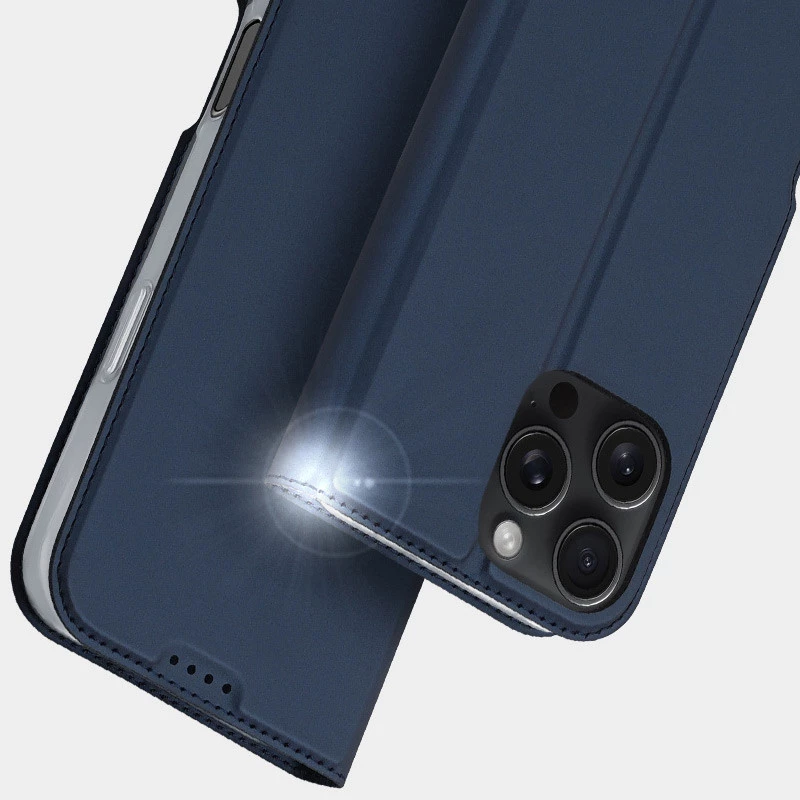 Чехол-книжка Dux Ducis для Apple iPhone 16 Pro Max – Синий. Фото 6 из 7