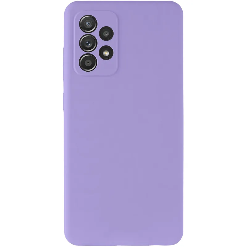 Чехол Silicone Case Lakshmi Premium з закритою камерою на Samsung Galaxy A52 4G / A52 5G – Сиреневый / Dasheen. Фото 19 из 24